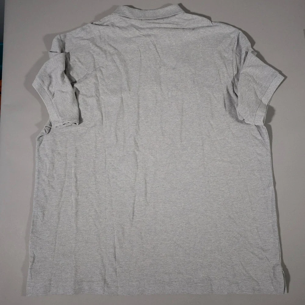 Polo Ralph Lauren Polo Shirt Mens 3XLT Grey Big Pony Crest Short Sleeve
